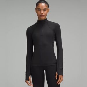 BNWT Lululemon It’s Rulu Run Half Zip Black Size 6
